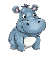 Clip Art Illustration Of Cute Hippopotamus Cartoon Character For Kids, Art  Clipart, Cute Clipart, Hippopotamus Clipart PNG Transparent Image and  Clipart for Free Download